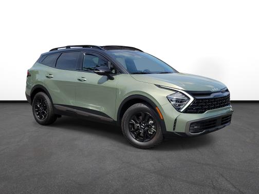 Jungle Green/Ebony Black Roof 2023 Kia Sportage X-Pro Prestige