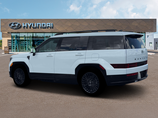 Serenity White 2026 Hyundai SANTA FE HEV Calligraphy
