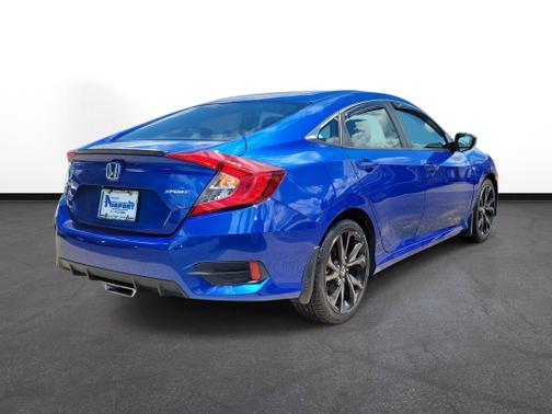 Aegean Blue Metallic 2019 Honda Civic Sport