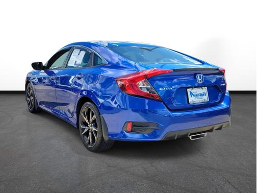 Aegean Blue Metallic 2019 Honda Civic Sport
