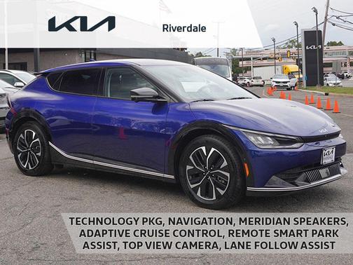 Yacht Blue 2024 Kia EV6 Wind