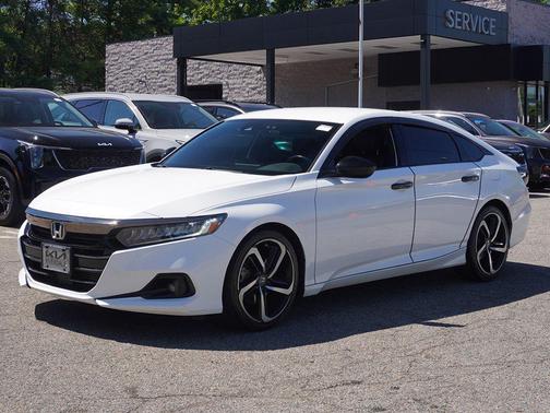 Platinum White Pearl 2021 Honda Accord Sport 1.5T