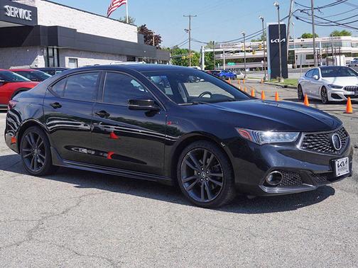 Crystal Black Pearl 2019 Acura TLX Technology