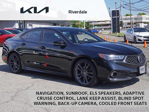 Crystal Black Pearl 2019 Acura TLX Technology