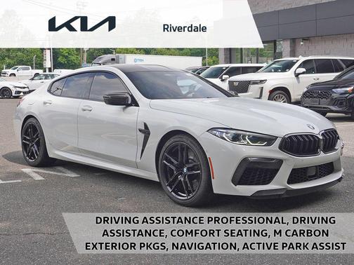 Alpine White 2022 BMW M8 Gran Coupe Competition