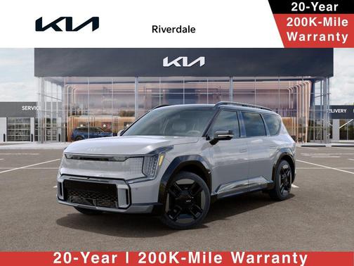 Wolf Gray/Ebony Black Roof 2026 Kia EV9 GT-Line
