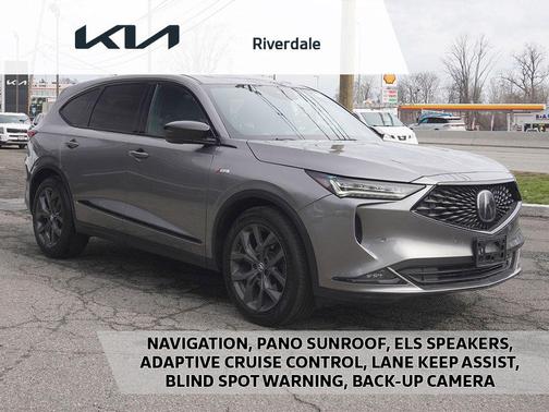 Liquid Carbon Metallic 2023 Acura MDX A-SPEC