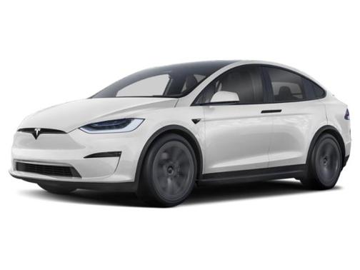 Solid Black 2022 Tesla Model X Plaid Tri Motor All-Wheel Drive