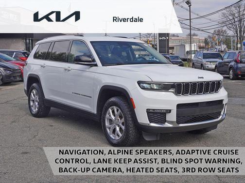 Bright White Clearcoat 2021 Jeep Grand Cherokee L Limited