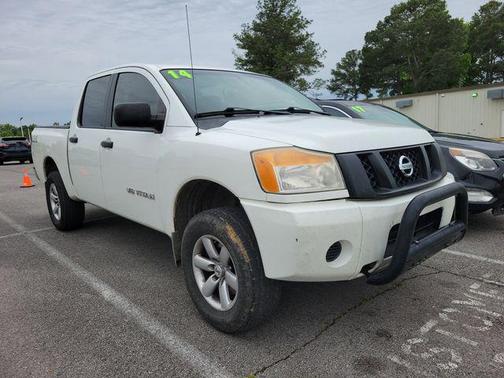 Glacier White 2014 Nissan Titan S
