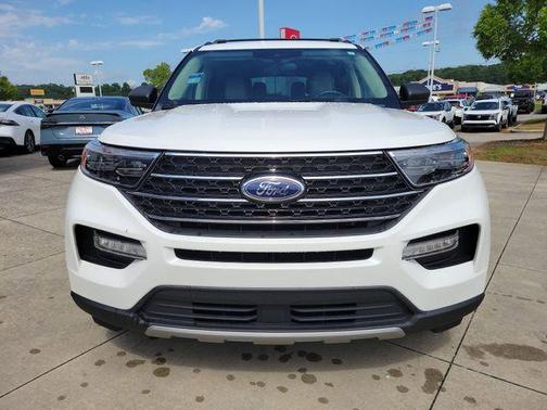 STAR WHITE MET TRI-COAT 2024 Ford Explorer XLT