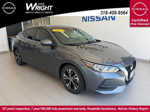 Gun Metallic 2022 Nissan Sentra SV