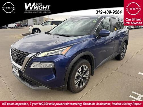 Caspian Blue 2022 Nissan Rogue SV