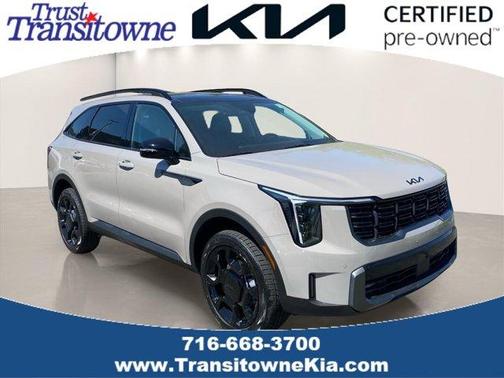 Brown 2025 Kia Sorento X-Line EX
