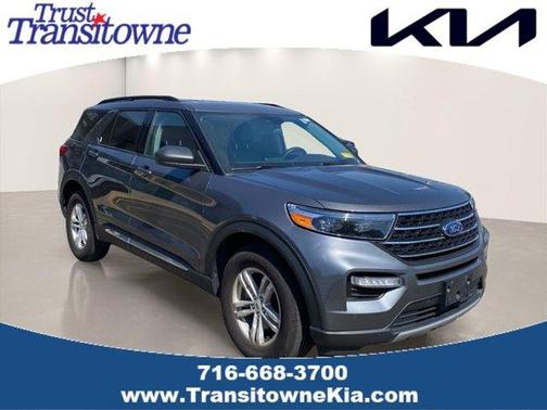 Gray 2023 Ford Explorer XLT