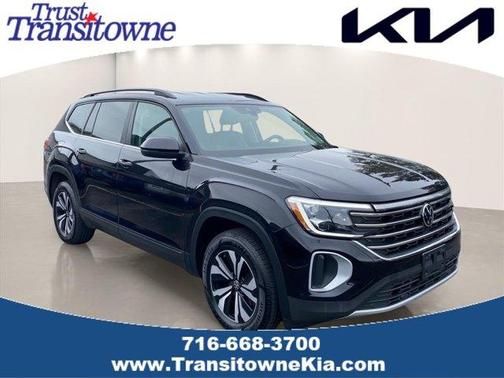 Deep Black Pearl Effect 2024 Volkswagen Atlas 2.0T SE