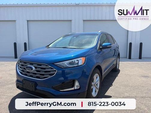 Blue Metallic 2020 Ford Edge SEL
