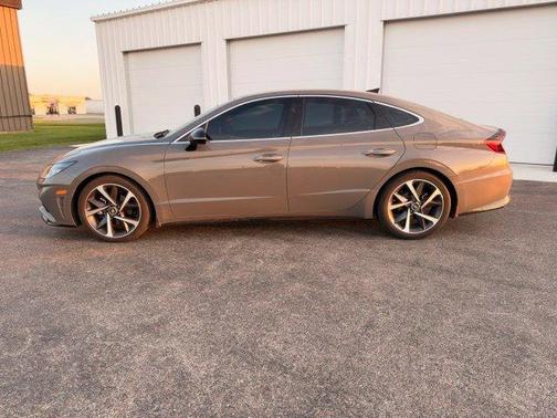 Hampton Gray 2021 Hyundai SONATA SEL Plus