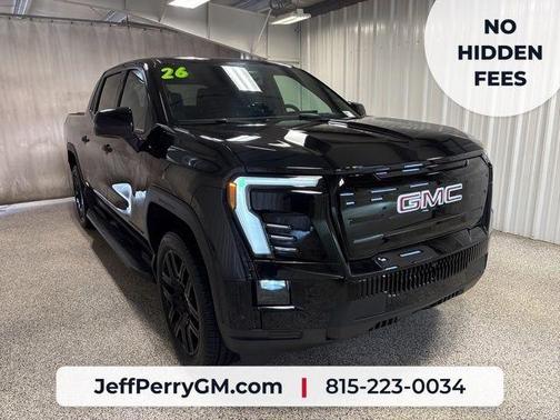 Onyx Black 2026 GMC Sierra EV Extended Range Elevation