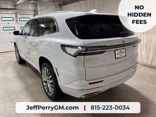 White Tri-Coat 2026 Buick Enclave AVENIR