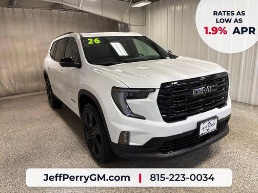 Summit White 2026 GMC Acadia Elevation