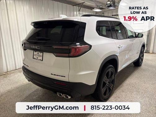 Summit White 2026 GMC Acadia Elevation