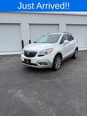 White Pearl Tri-Coat 2014 Buick Encore Leather