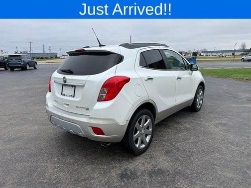White Pearl Tri-Coat 2014 Buick Encore Leather