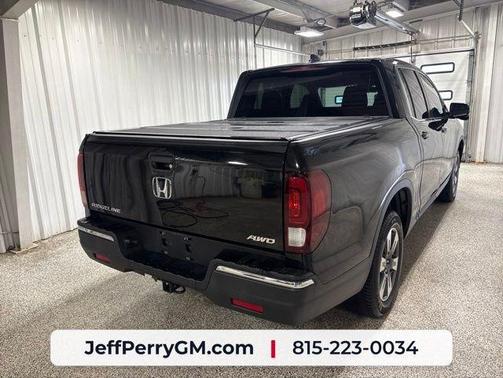 Black 2017 Honda Ridgeline RTL-T