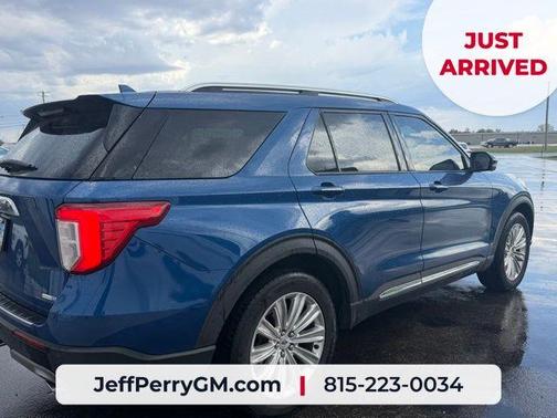 Blue Metallic 2020 Ford Explorer Limited