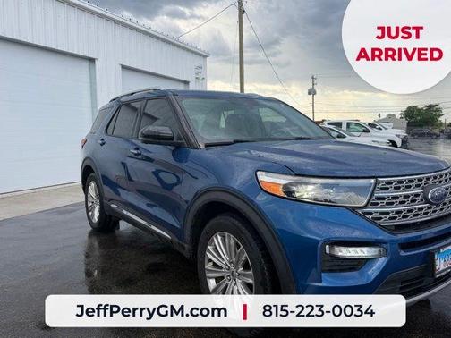Blue Metallic 2020 Ford Explorer Limited