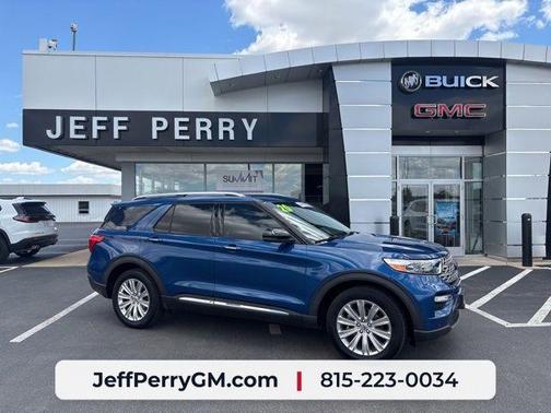 Blue Metallic 2020 Ford Explorer Limited