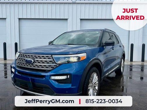 Blue Metallic 2020 Ford Explorer Limited