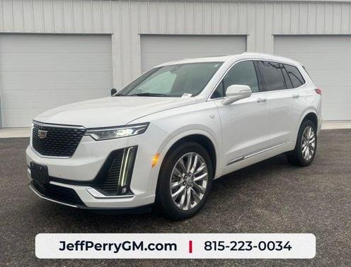 Crystal White Tri-Coat 2022 Cadillac XT6 Premium Luxury AWD