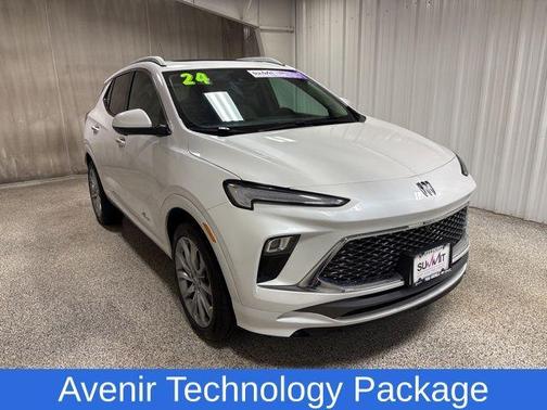 White Frost Tri-Coat 2024 Buick Encore GX Avenir