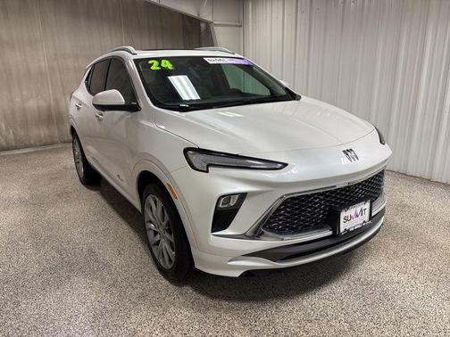 White Frost Tri-Coat 2024 Buick Encore GX Avenir