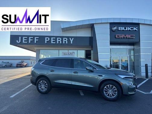 Sage Metallic 2023 Buick Enclave Essence