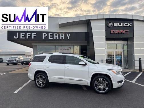 White Frost Tri-Coat 2019 GMC Acadia Denali