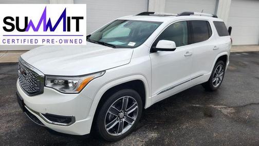 White Frost Tri-Coat 2019 GMC Acadia Denali
