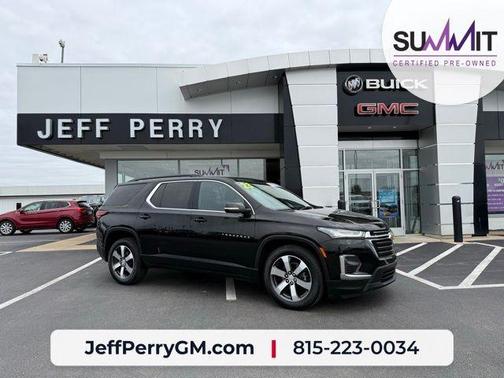 Mosaic Black Metallic 2023 Chevrolet Traverse LT Leather