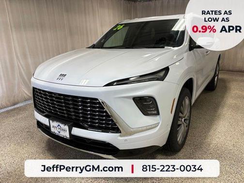 White Tri-Coat 2026 Buick Enclave Avenir
