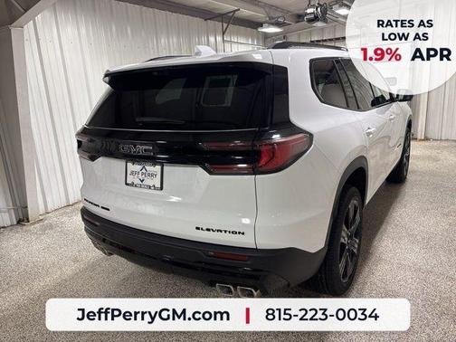 Summit White 2026 GMC Acadia Elevation