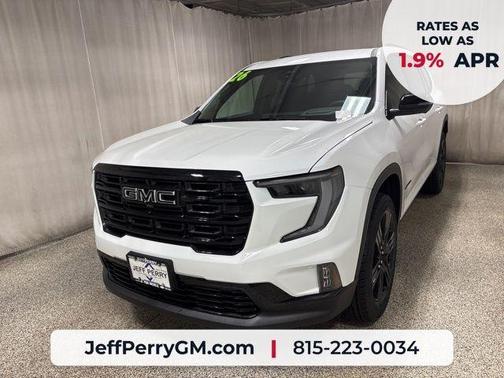 Summit White 2026 GMC Acadia Elevation