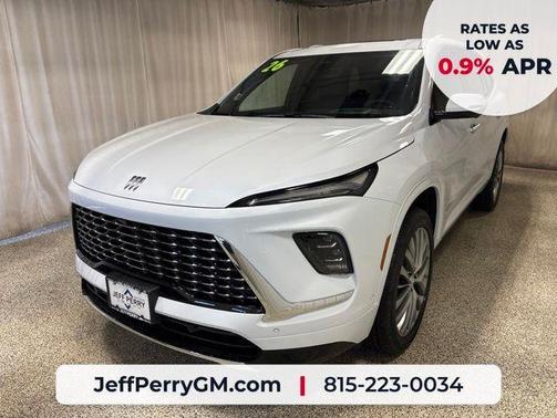 White Tri-Coat 2026 Buick Enclave Avenir