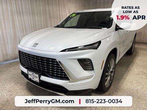 White Tri-Coat 2026 Buick Enclave Avenir