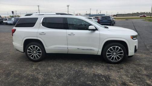 White Frost Tri-Coat 2023 GMC Acadia Denali