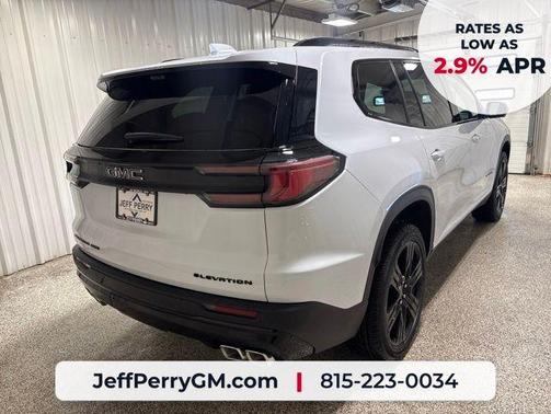 Glacier White 2026 GMC Acadia Elevation
