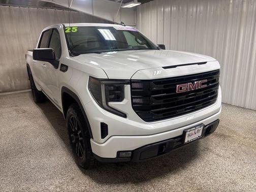 Summit White 2025 GMC Sierra 1500 Elevation