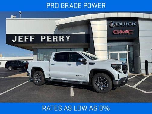 Glacier White 2026 GMC Sierra 1500 SLT