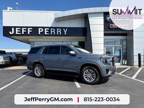 Satin Steel Metallic 2021 GMC Yukon SLT